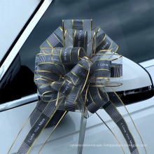 New Type Holiday Decotation Pull up Ribbon Flower Organza Ribbon for Gift Packing